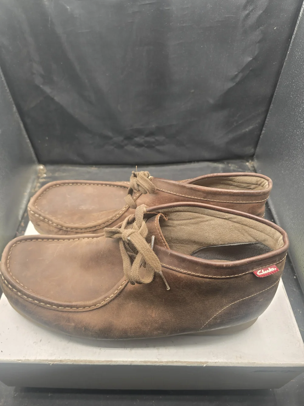 Clarks Brown Leather Men's Chukka Boots